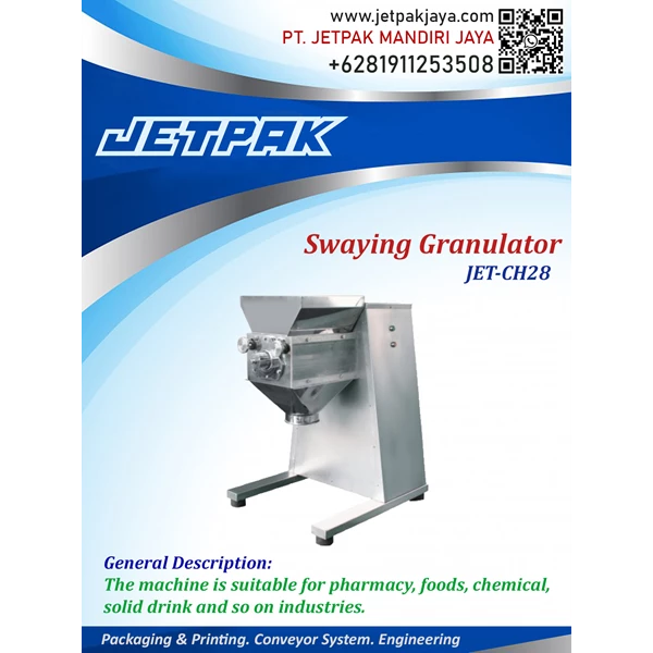 swaying granulator JET CH 28