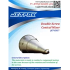 double screw conical mixer JET-CH37 1