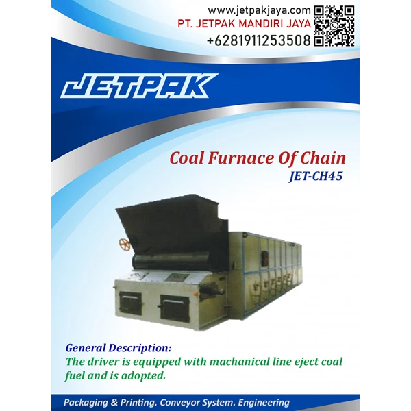 coal furnace of chain JET CH45