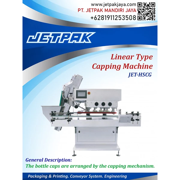 linear type capping machine JET HSCG