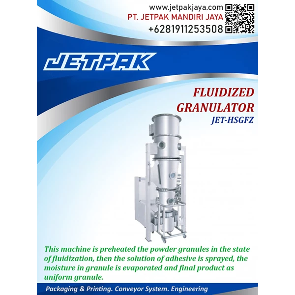 fluidized granulator JET HS GFZ