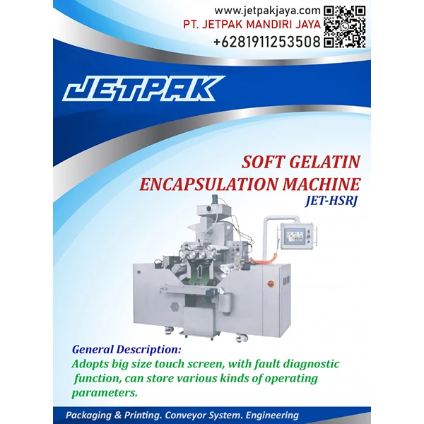 soft gelatin encapsulation machine JET HSRJ