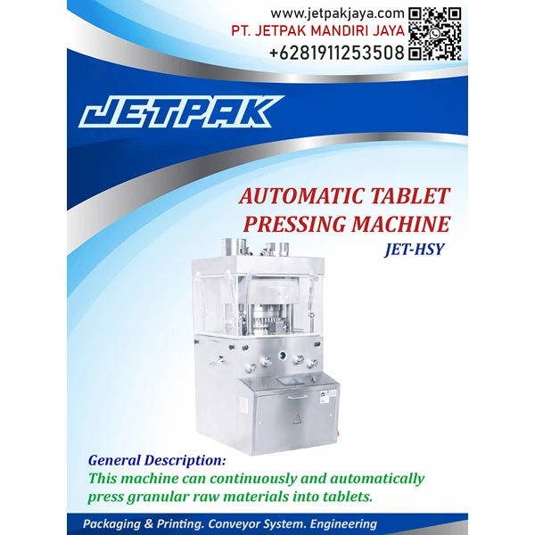 automatic tablet pressing machine JET HSY