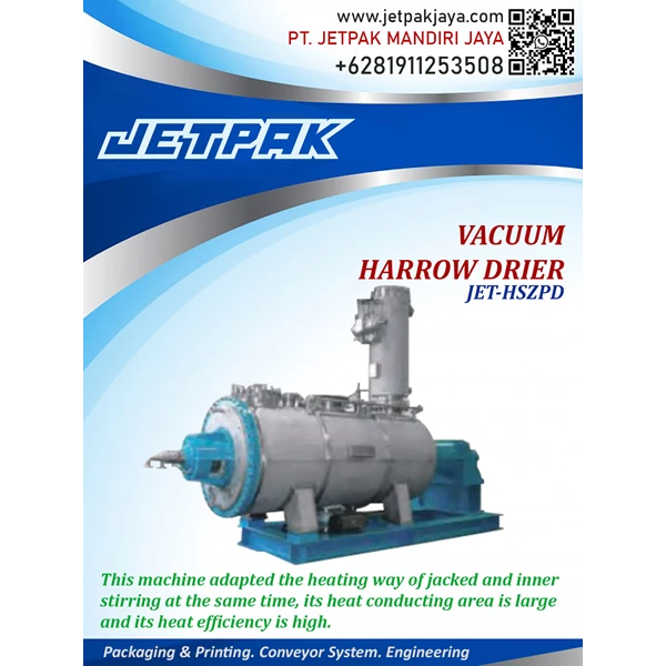 vacuum harrow drier JET HSZPD