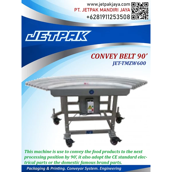 convey belt  90^  JET TMZW600