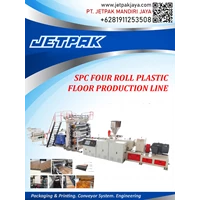 SPC FOUR ROLL PLASTIC FLOOR PRODUCTION LINE