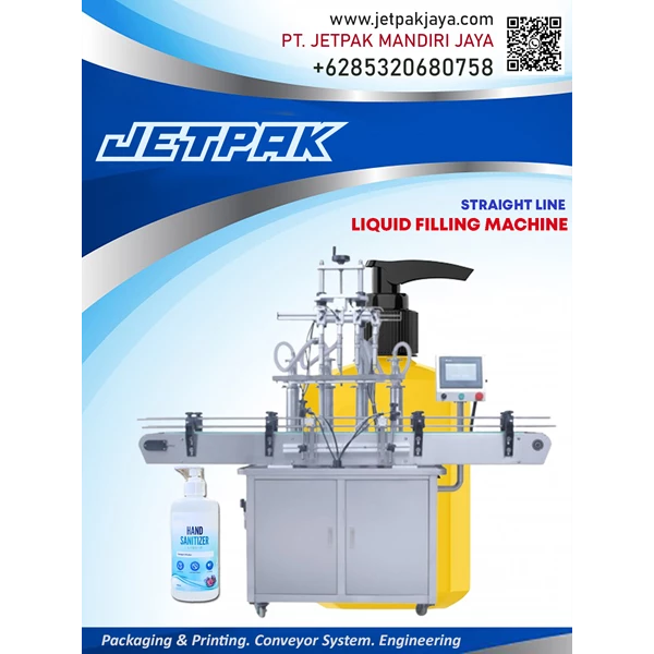 STRAIGHT LINE LIQUID FILLING MACHINE
