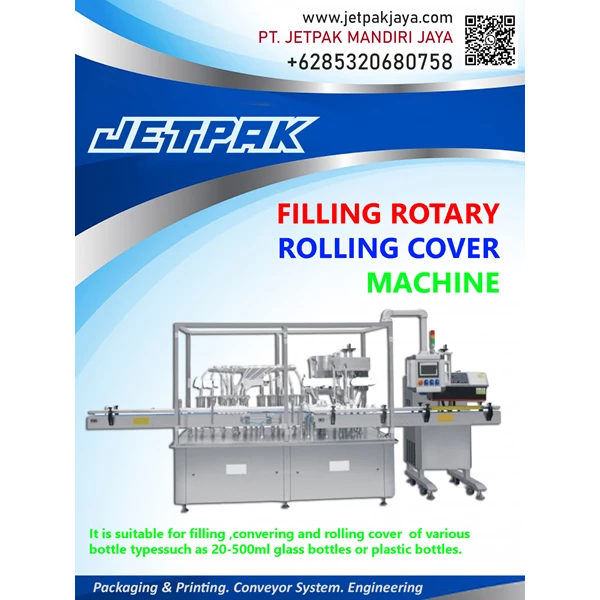 Filling Rotary Rolling Cover Machine