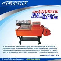 SEMI AUTOMATIC SEALING SHRINK WRAPPING MACHINE