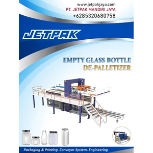 EMPTY GLASS BOTTLE PALLETIZER MACHINE