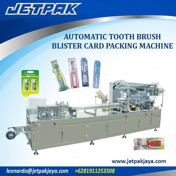 Alat Alat Mesin - Automatic Tooth Brush Blister Card Packing Machine