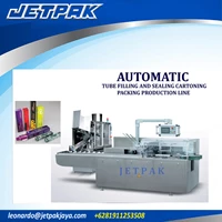 AUTOMATIC TUBE FILLING AND SEALING CARTONING PACKING PRODUCTION LINE