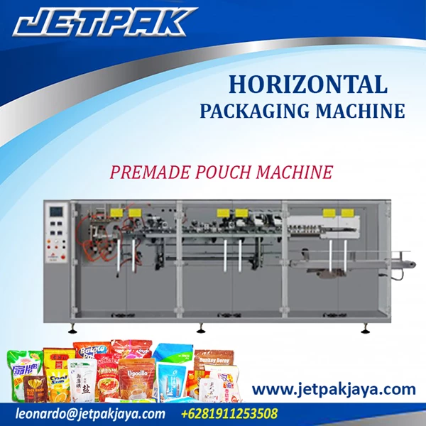 HORIZONTAL PACKAGING MACHINE - Premade Pouch Machine
