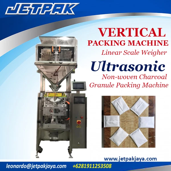 VERTICAL PACKING MACHINE LINEAR SCALE WEIGHER ULTRASONIC NON-WOVEN CHARCOAL GRANULE PACKING MACHINE