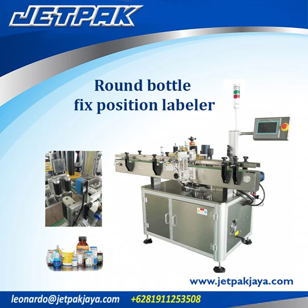 Round Bottle Fix Position Labeler Jetpak