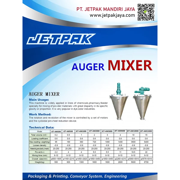 AUGER MIXER - Vertical Mixer Machine