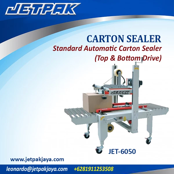 CARTON SEALER - STANDARD AUTOMATIC CARTON SEALER (TOP AND BOTTOM DRIVE)