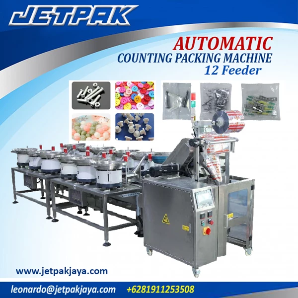 AUTOMATIC COUNTING PACKING MACHINE (12 Feeder) -  Mesin Pengemas Otomatis