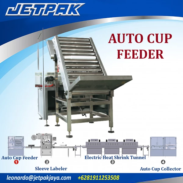 AUTO CUP FEEDER - Roller Conveyor