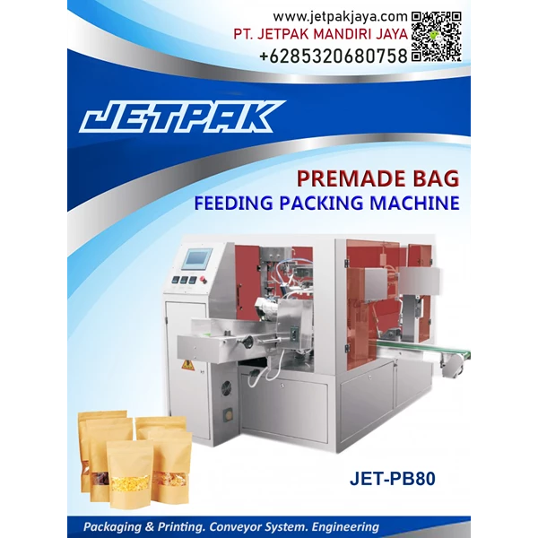 PRE-MADE BAG FEEDING AND PACKING MACHINE - Mesin Pengemas Otomatis/Mesin Filling
