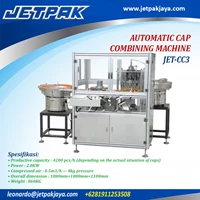 AUTOMATIC CAP COMBINING MACHINE (JET-CC3) - Mesin Penyatu Tutup Botol