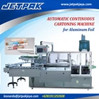 AUTOMATIC CONTINUOUS CARTONING MACHINE FOR ALUMINUM FOIL - Mesin Cartoning/Mesin Pengemas Otomatis 1