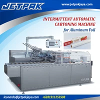 INTERMITTENT CARTONING MACHINE FOR ALUMINUM FOIL - Mesin Cartoning/Mesin Pengemas Otomatis